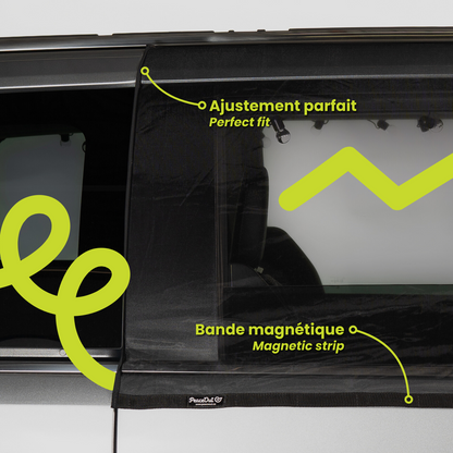 Moustiquaires de porte coulissante - Toyota Sienna 2011 à 2020