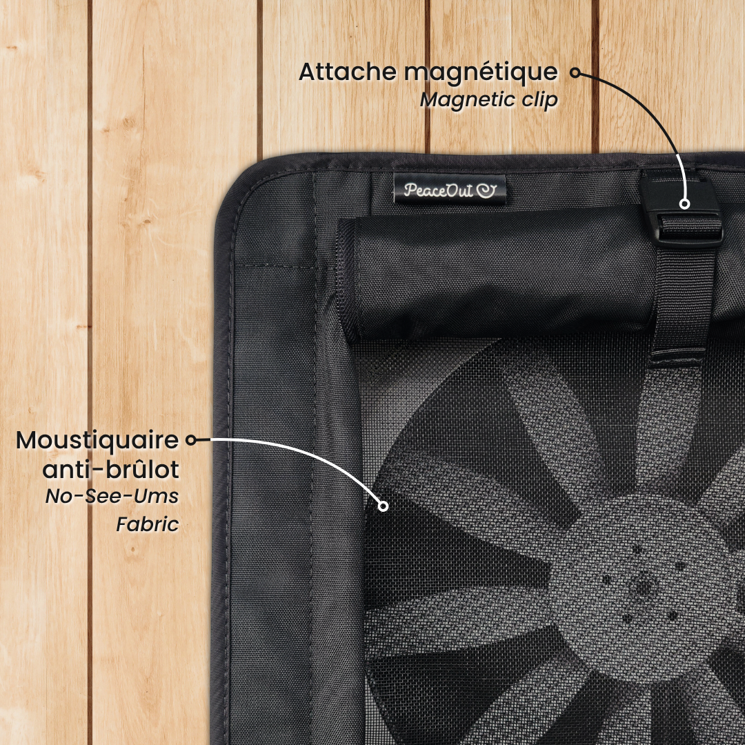 Moustiquaire & Rideau Opaque Ventilateur de toit