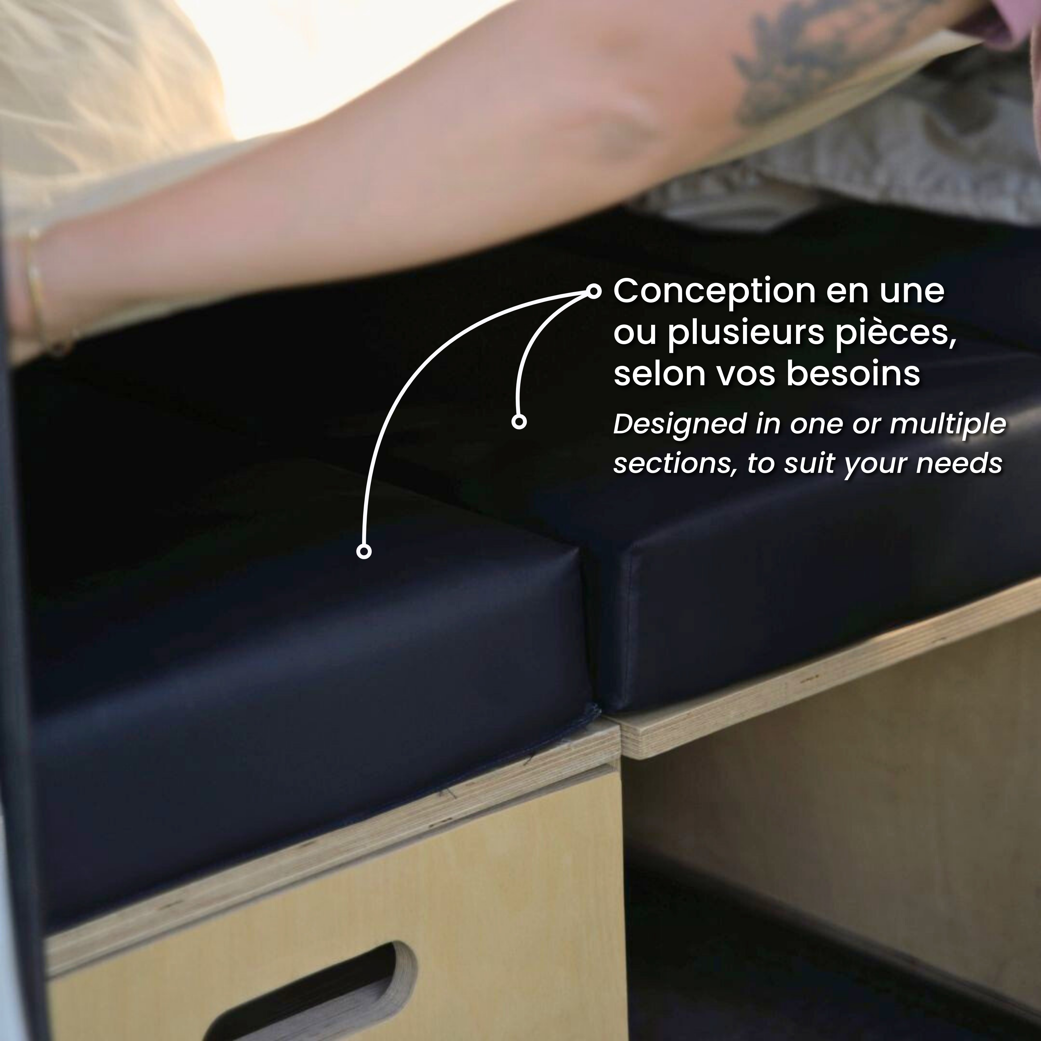 Matelas sur mesure pour Vans et VR