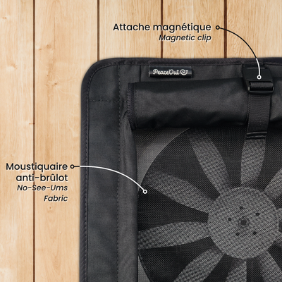 Moustiquaire & Rideau Opaque Ventilateur de toit