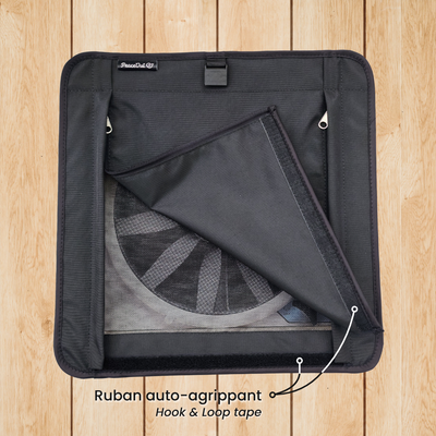 Moustiquaire & Rideau Opaque Ventilateur de toit