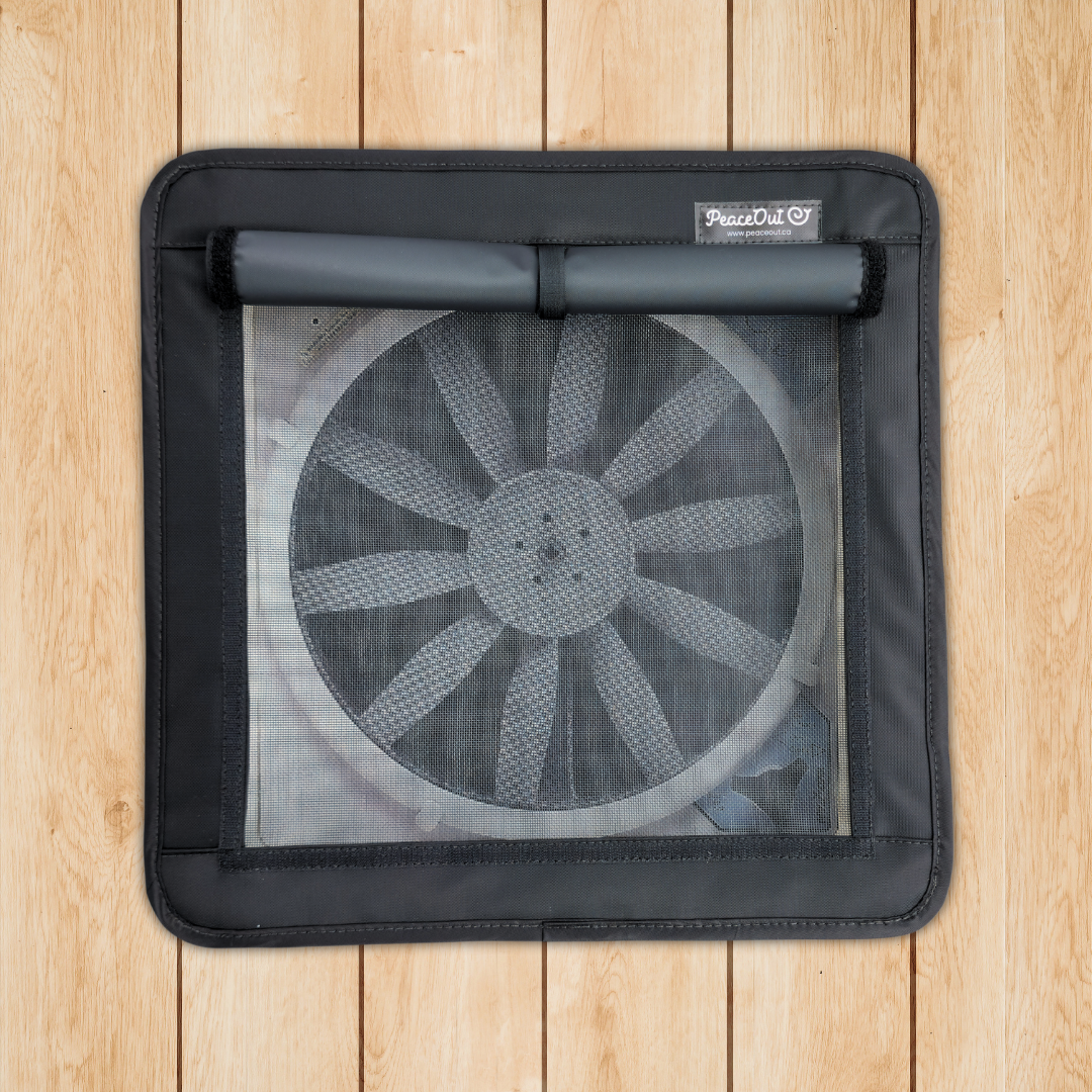 Bug Net and Blackout fan curtain