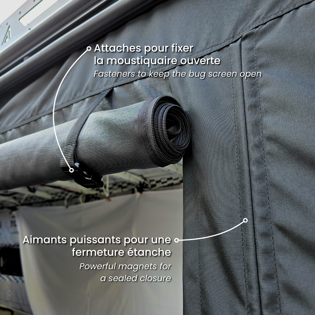 Moustiquaire de Porte Coulissante ou Porte Arrière