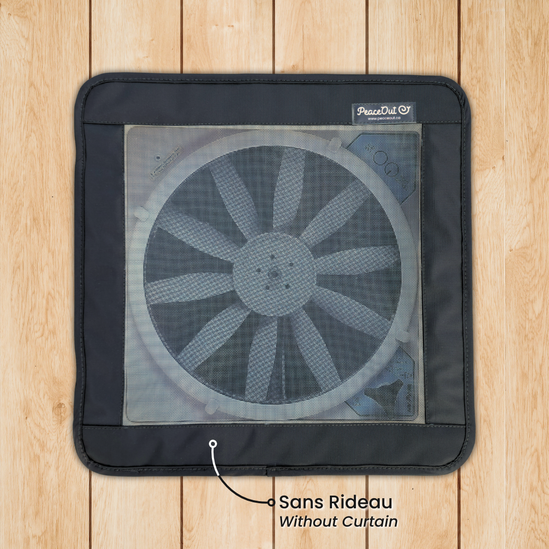 Bug Net and Blackout fan curtain