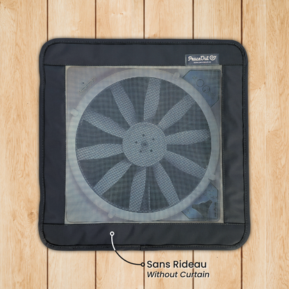 Bug Net and Blackout fan curtain